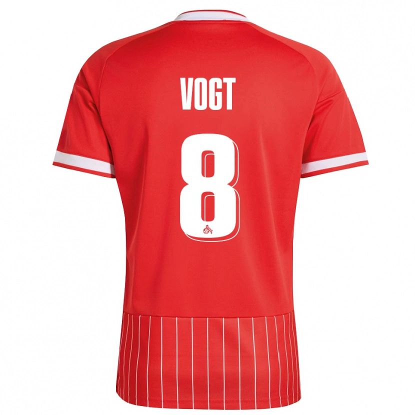 Danxen Mann Laura Vogt #8 Rød Hvit Grønn Bortetrøye Drakt Trøye 2026/27 Skjorter T-Skjorte