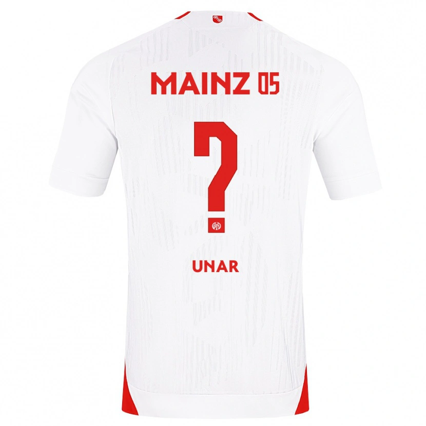 Danxen Mann Ilyas Unar #0 Hvit Rød Gul Bortetrøye Drakt Trøye 2026/27 Skjorter T-Skjorte