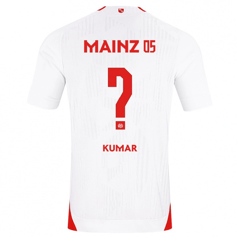Danxen Mann Florian Kumar #0 Hvit Rød Gul Bortetrøye Drakt Trøye 2026/27 Skjorter T-Skjorte