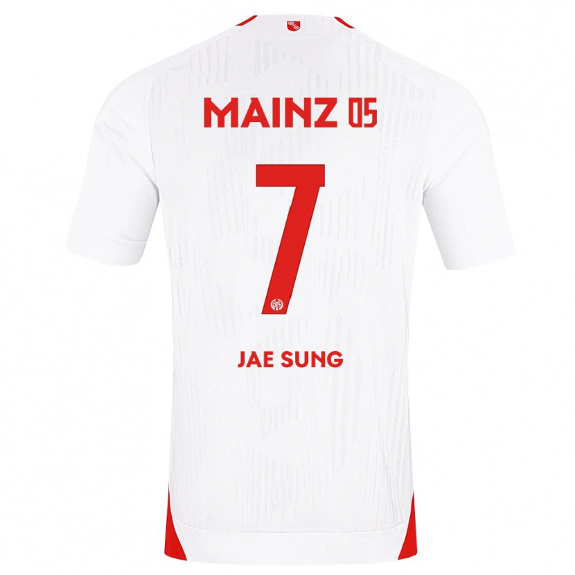 Danxen Mann Jae-Sung Lee #7 Hvit Rød Gul Bortetrøye Drakt Trøye 2026/27 Skjorter T-Skjorte
