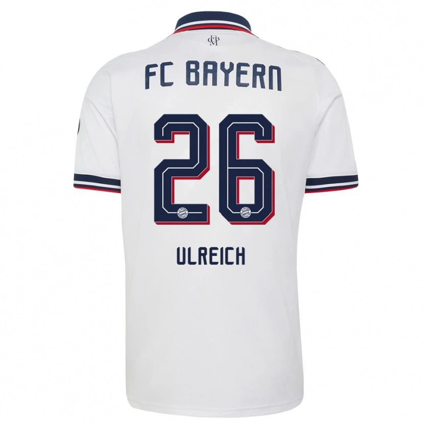 Danxen Mann Sven Ulreich #26 Hvit Grå Rød Bortetrøye Drakt Trøye 2026/27 Skjorter T-Skjorte