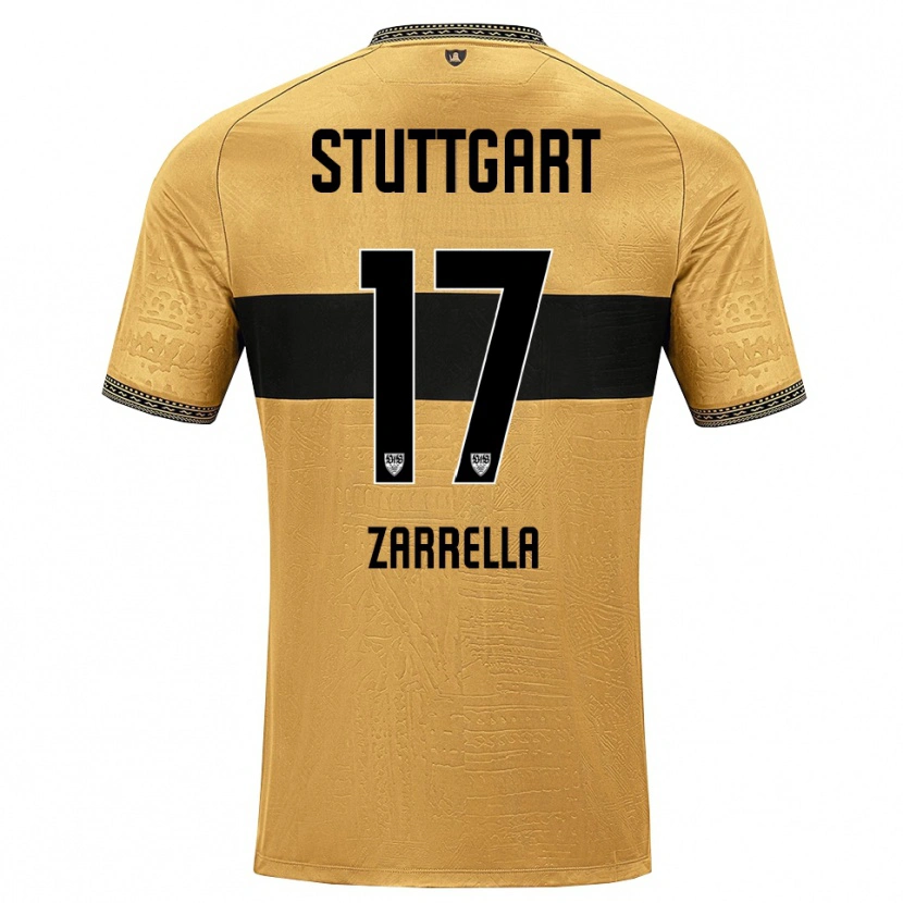 Danxen Mann Gabriel Zarrella #17 Brun Svart Hvit Bortetrøye Drakt Trøye 2026/27 Skjorter T-Skjorte