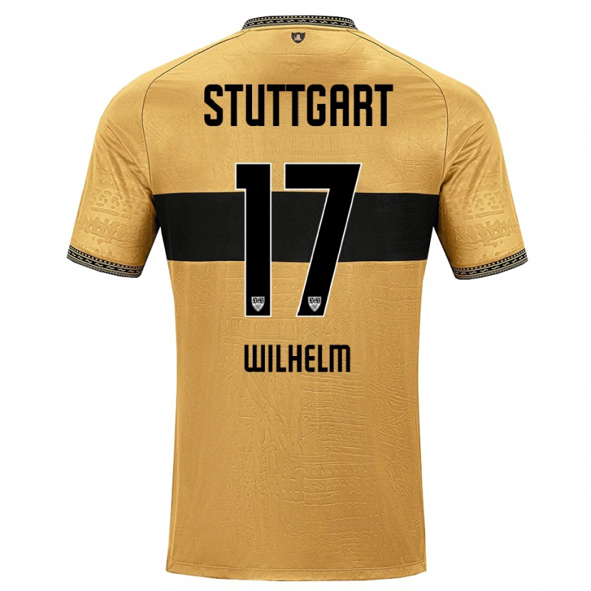 Danxen Mann Julian Wilhelm #17 Brun Svart Hvit Bortetrøye Drakt Trøye 2026/27 Skjorter T-Skjorte