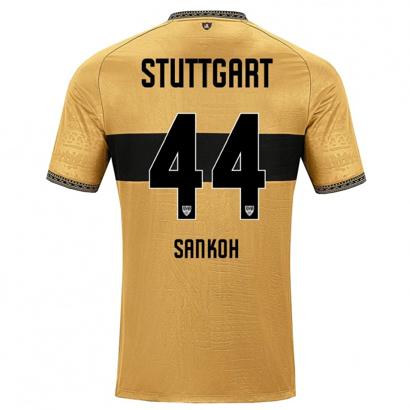 Danxen Mann Mohamed Sankoh #44 Brun Svart Hvit Bortetrøye Drakt Trøye 2026/27 Skjorter T-Skjorte