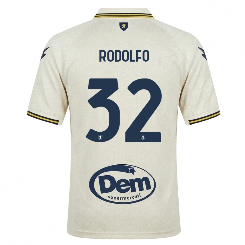 Danxen Mann Luca Rodolfo #32 Oldlace Gul Svart Bortetrøye Drakt Trøye 2026/27 Skjorter T-Skjorte