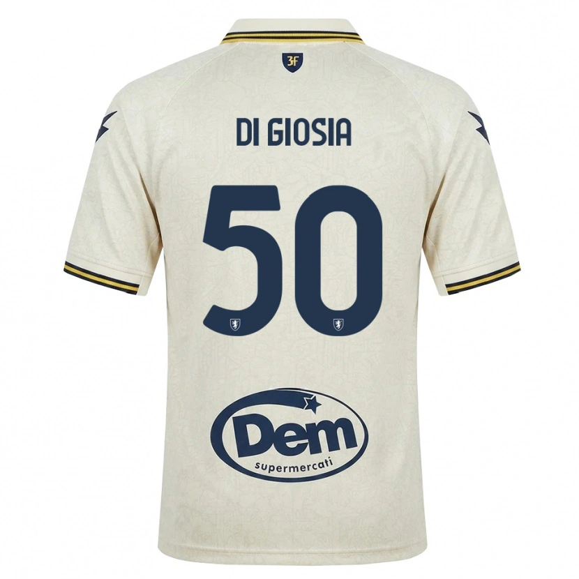 Danxen Mann Jacopo Di Giosia #50 Oldlace Gul Svart Bortetrøye Drakt Trøye 2026/27 Skjorter T-Skjorte