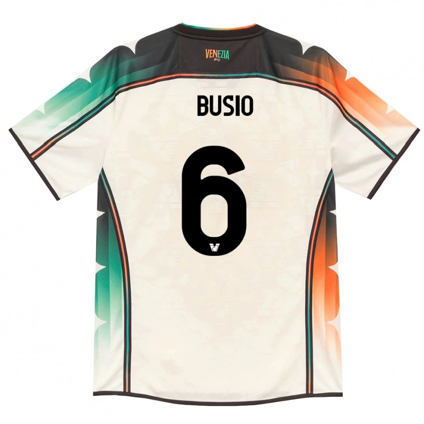 Danxen Mann Gianluca Busio #6 Oldlace Oransje Grønn Bortetrøye Drakt Trøye 2026/27 Skjorter T-Skjorte