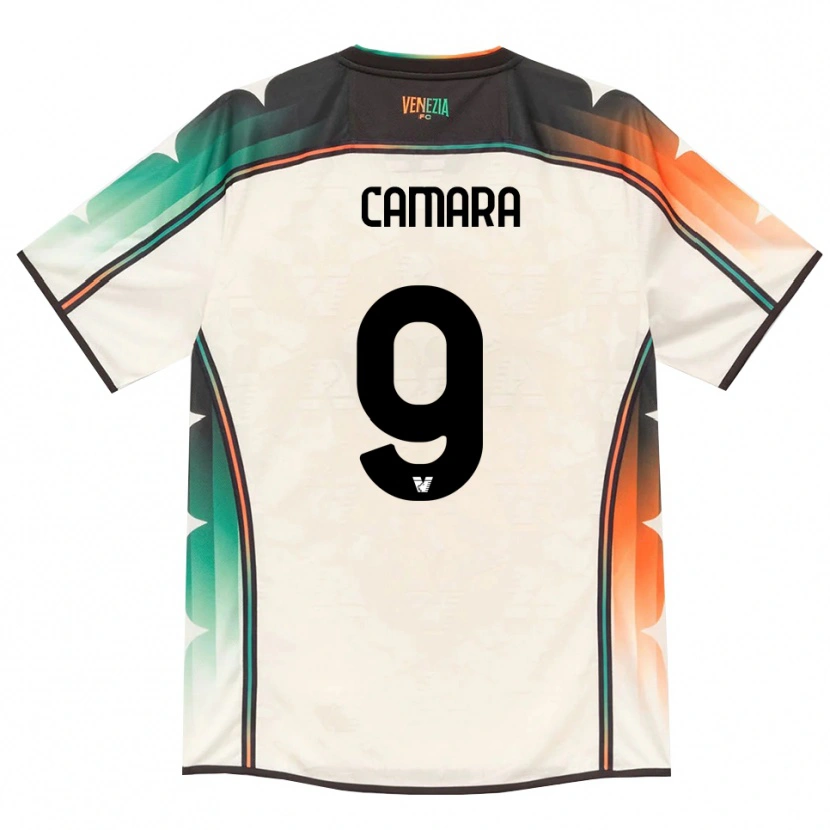 Danxen Mann Bakary Camara #9 Oldlace Oransje Grønn Bortetrøye Drakt Trøye 2026/27 Skjorter T-Skjorte