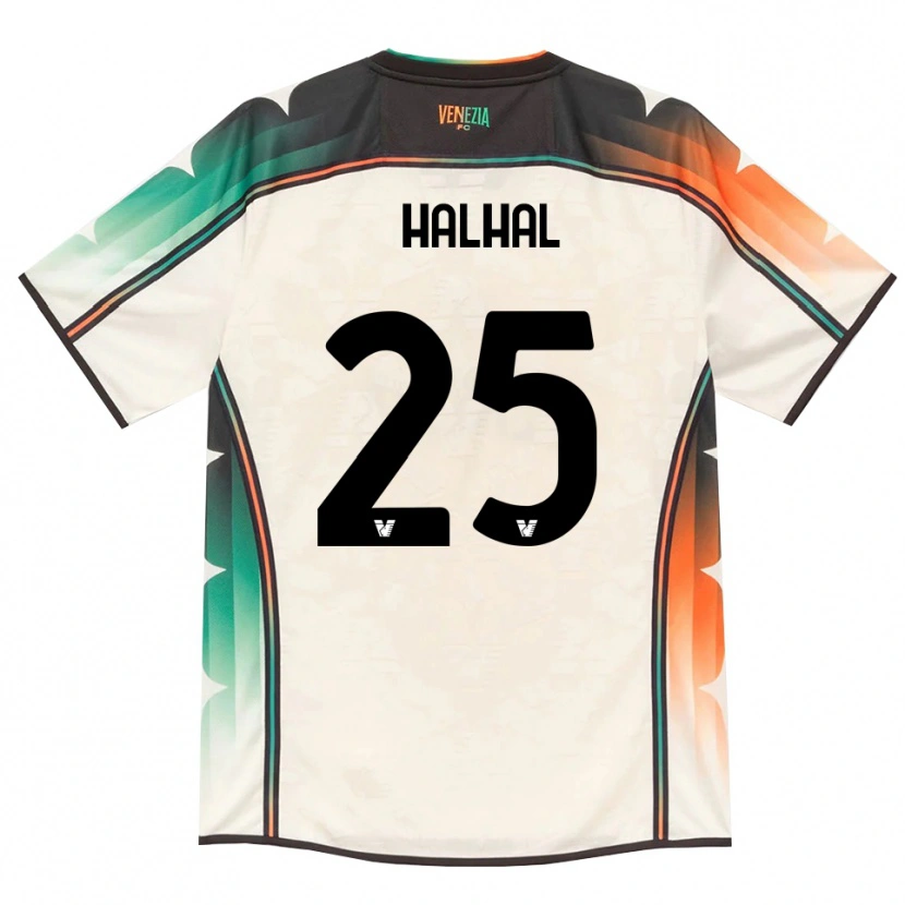 Danxen Mann Redouane Halhal #25 Oldlace Oransje Grønn Bortetrøye Drakt Trøye 2026/27 Skjorter T-Skjorte