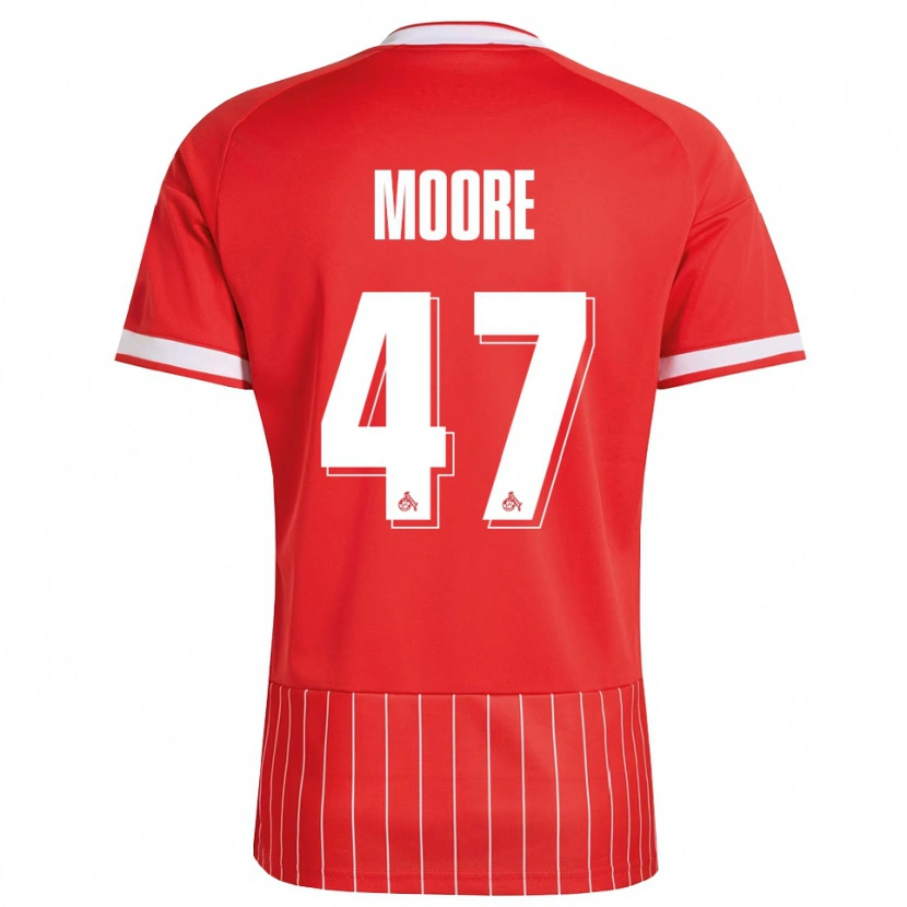 Danxen Dame Mikey Moore #47 Rød Hvit Grønn Bortetrøye Drakt Trøye 2026/27 Skjorter T-Skjorte