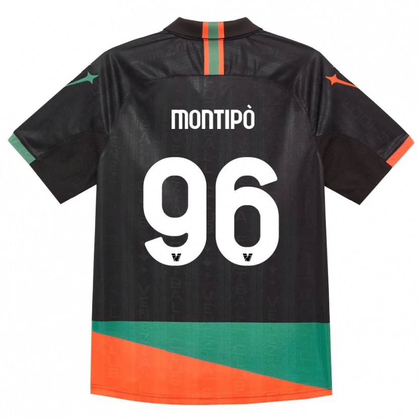 Danxen Dame Lorenzo Montipò #96 Svart Oransje Grønn Hjemmetrøye Drakt Trøye 2026/27 Skjorter T-Skjorte