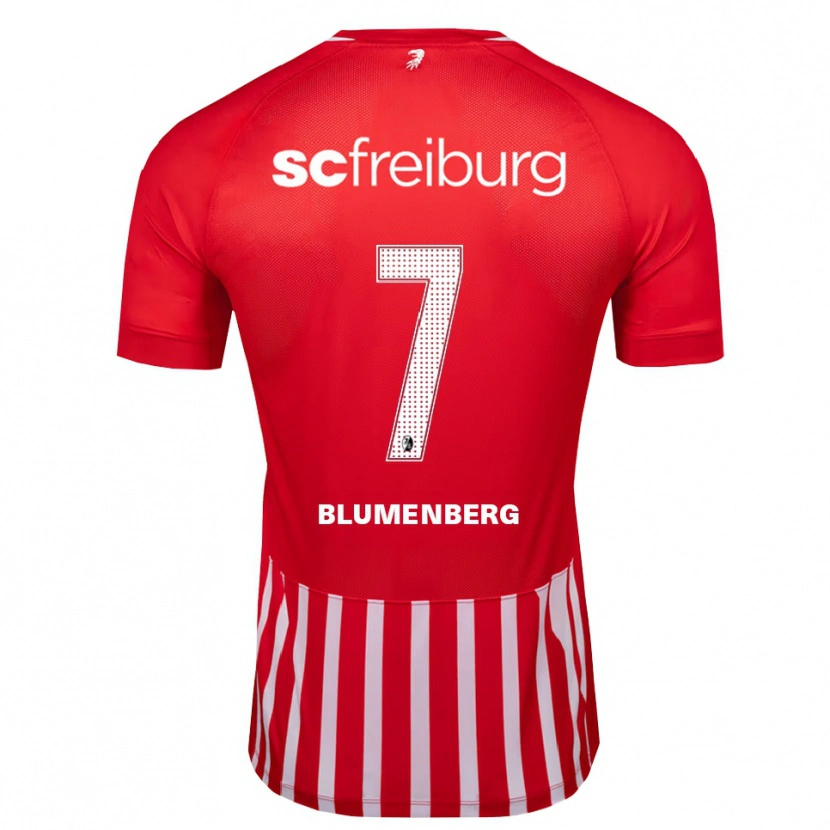 Danxen Dame Tessa Blumenberg #7 Rød Hvit Svart Hjemmetrøye Drakt Trøye 2026/27 Skjorter T-Skjorte