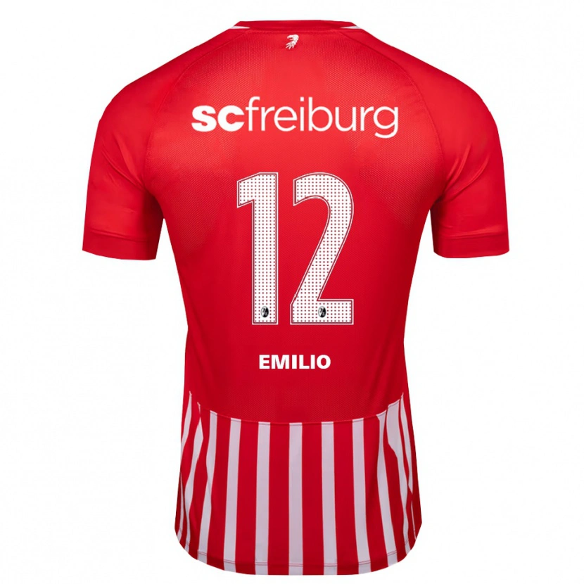 Danxen Dame Emilio Schiertz #12 Rød Hvit Svart Hjemmetrøye Drakt Trøye 2026/27 Skjorter T-Skjorte