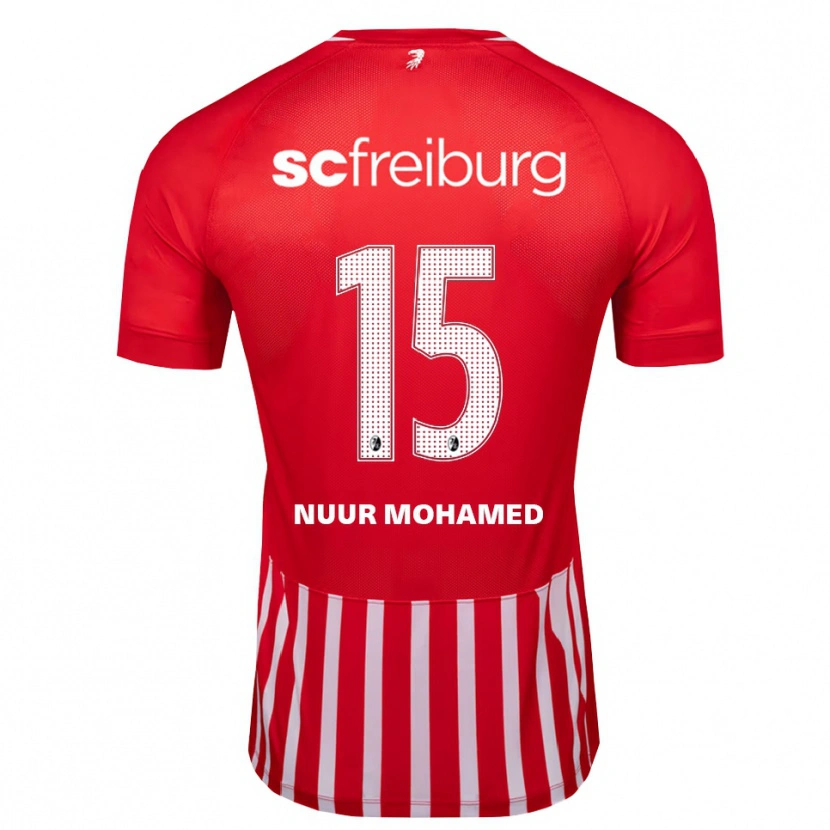 Danxen Dame Billal Mohamed #15 Rød Hvit Svart Hjemmetrøye Drakt Trøye 2026/27 Skjorter T-Skjorte