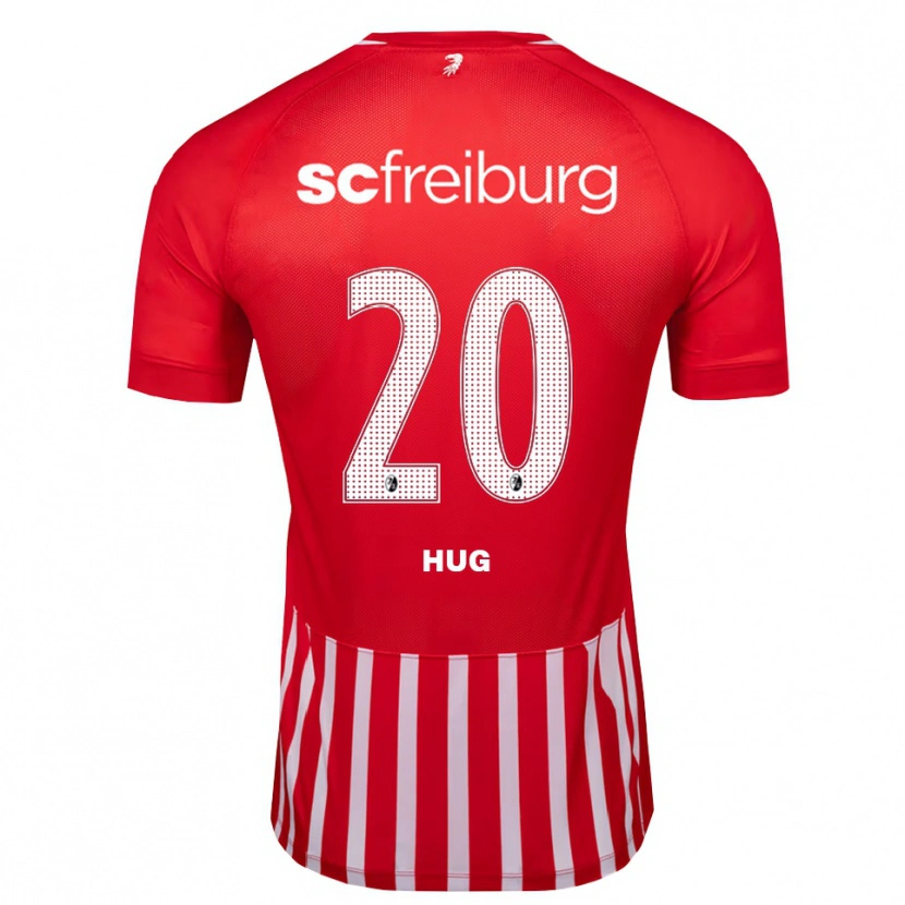 Danxen Dame Nico Hug #20 Rød Hvit Svart Hjemmetrøye Drakt Trøye 2026/27 Skjorter T-Skjorte
