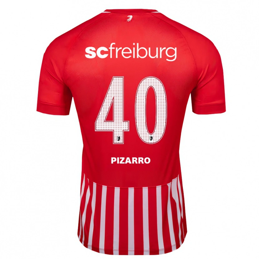 Danxen Dame Théodore Pizarro #40 Rød Hvit Svart Hjemmetrøye Drakt Trøye 2026/27 Skjorter T-Skjorte