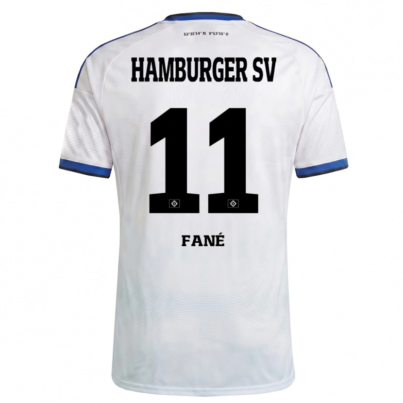 Danxen Dame Sidi Fané #11 Hvit Svart Blå Hjemmetrøye Drakt Trøye 2026/27 Skjorter T-Skjorte