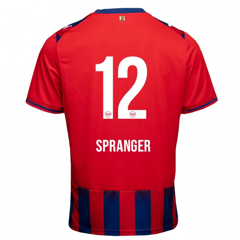 Danxen Dame Luke Spranger #12 Kongeblå Hvit Rød Hjemmetrøye Drakt Trøye 2026/27 Skjorter T-Skjorte