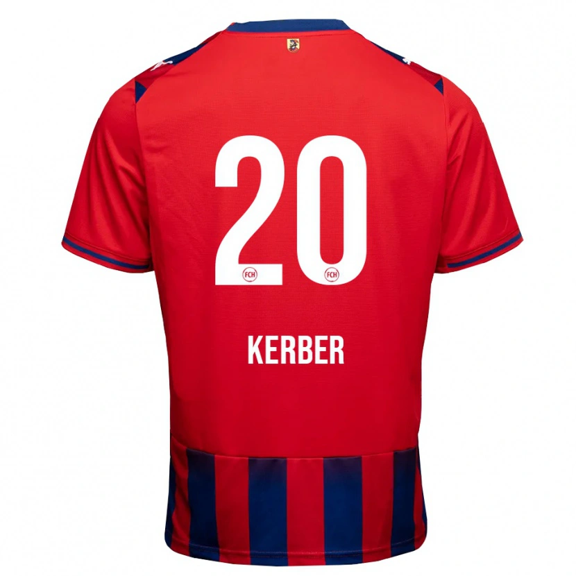 Danxen Dame Luca Kerber #20 Kongeblå Hvit Rød Hjemmetrøye Drakt Trøye 2026/27 Skjorter T-Skjorte