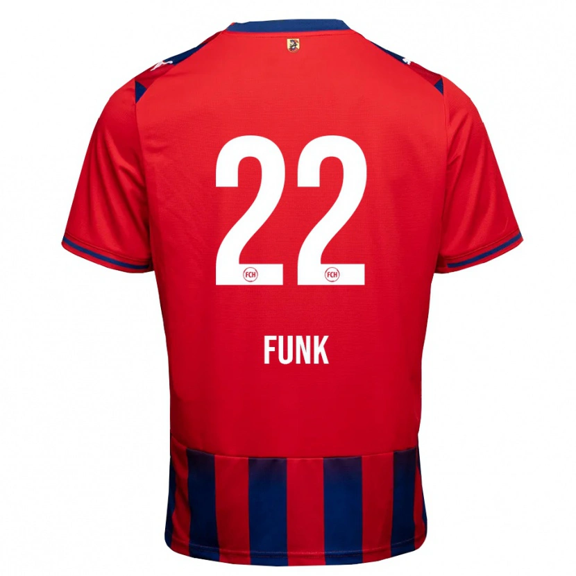 Danxen Dame Sebastian Funk #22 Kongeblå Hvit Rød Hjemmetrøye Drakt Trøye 2026/27 Skjorter T-Skjorte