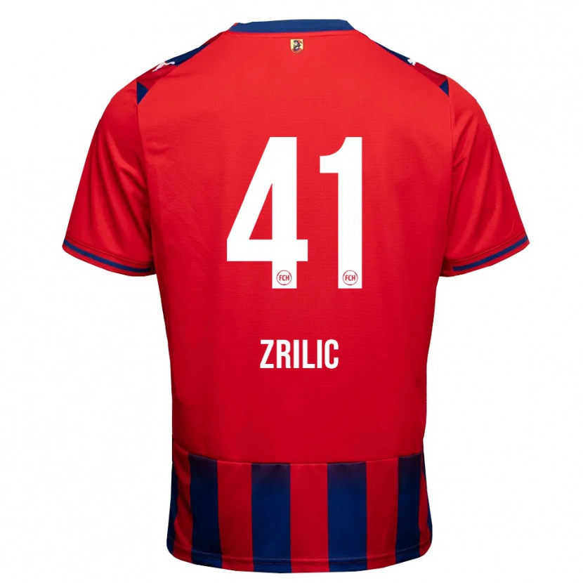 Danxen Dame Marko Zrilić #41 Kongeblå Hvit Rød Hjemmetrøye Drakt Trøye 2026/27 Skjorter T-Skjorte