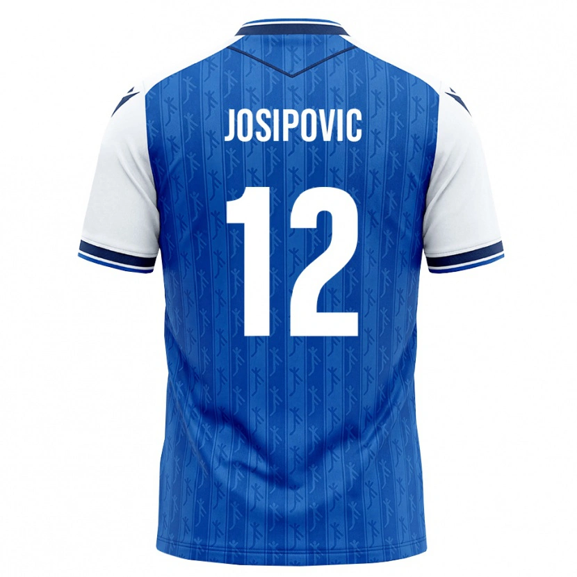 Danxen Dame Mihael Josipovic #12 Kongeblå Hvit Hjemmetrøye Drakt Trøye 2026/27 Skjorter T-Skjorte