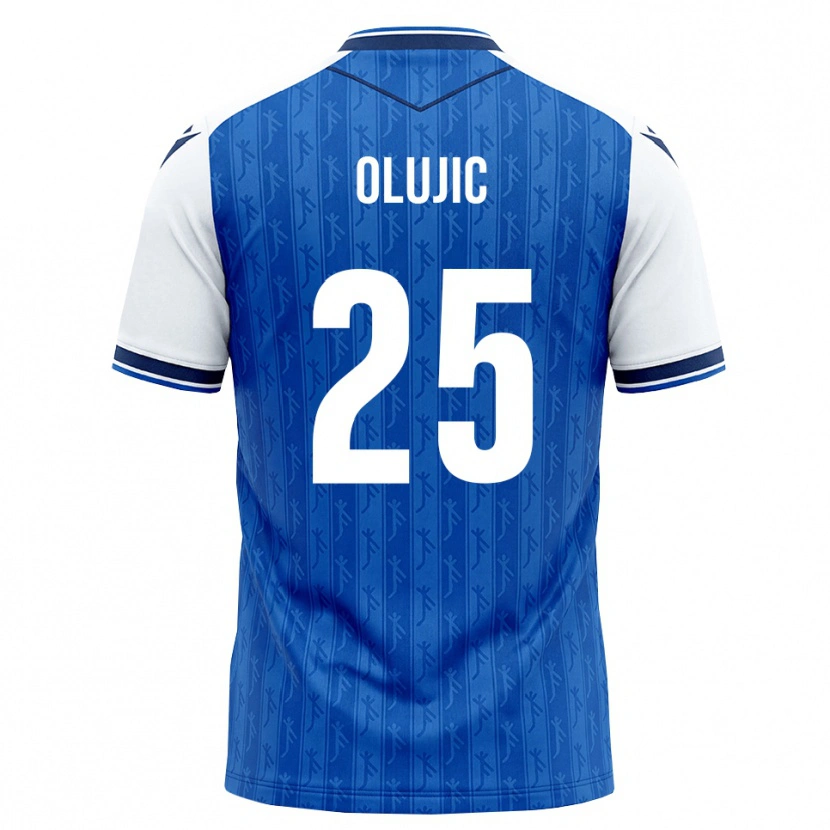 Danxen Dame Romeo Olujic #25 Kongeblå Hvit Hjemmetrøye Drakt Trøye 2026/27 Skjorter T-Skjorte