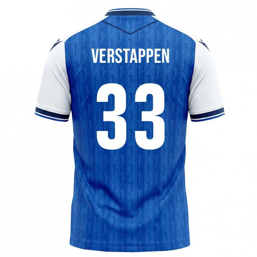 Danxen Dame Eric Verstappen #33 Kongeblå Hvit Hjemmetrøye Drakt Trøye 2026/27 Skjorter T-Skjorte