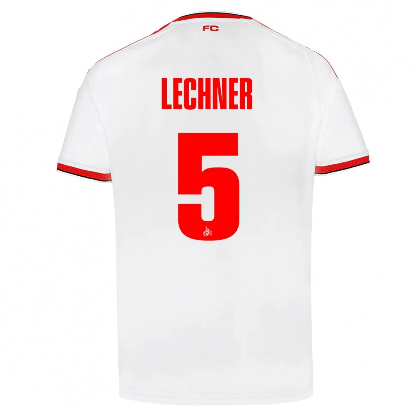 Danxen Dame Luca Lechner #5 Hvit Rød Svart Hjemmetrøye Drakt Trøye 2026/27 Skjorter T-Skjorte