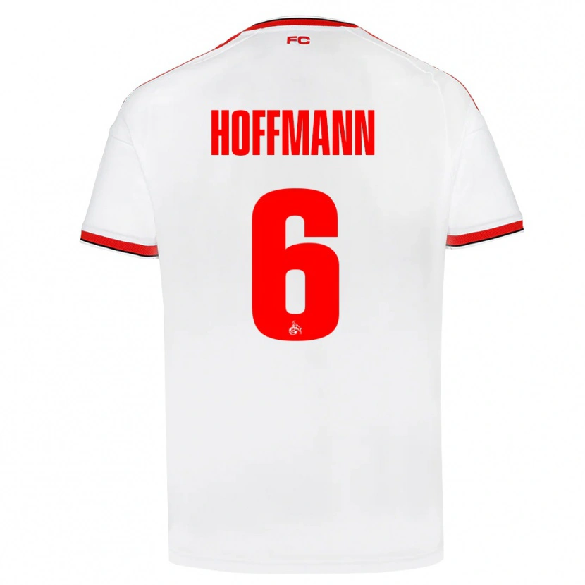 Danxen Dame Niklas Hoffmann #6 Hvit Rød Svart Hjemmetrøye Drakt Trøye 2026/27 Skjorter T-Skjorte