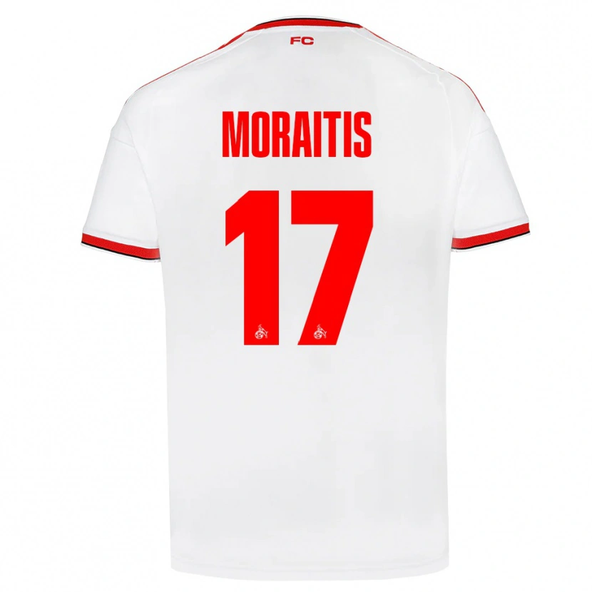 Danxen Dame Victor Moraitis #17 Hvit Rød Svart Hjemmetrøye Drakt Trøye 2026/27 Skjorter T-Skjorte