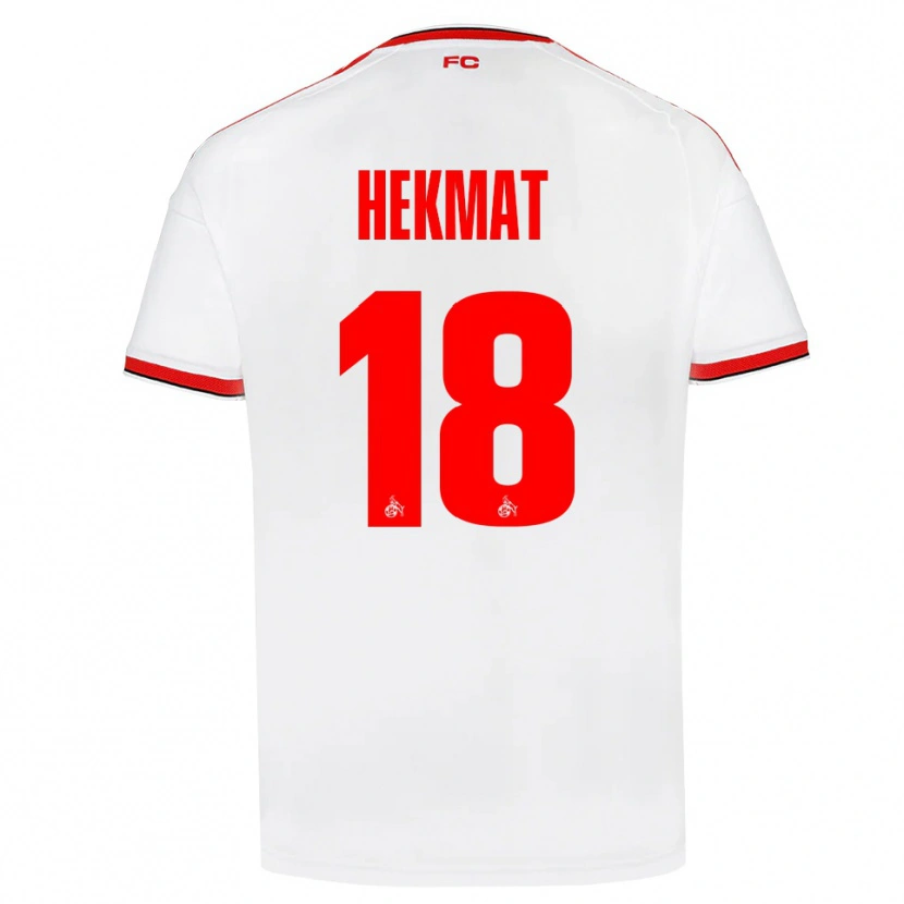 Danxen Dame Kian Hekmat #18 Hvit Rød Svart Hjemmetrøye Drakt Trøye 2026/27 Skjorter T-Skjorte