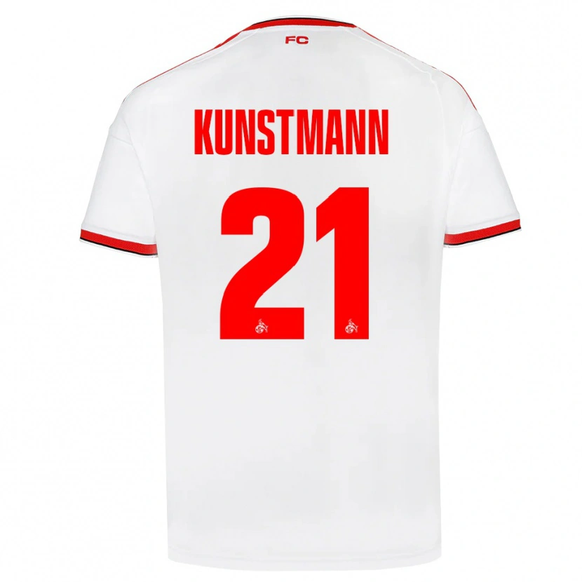 Danxen Dame Jonas Kunstmann #21 Hvit Rød Svart Hjemmetrøye Drakt Trøye 2026/27 Skjorter T-Skjorte