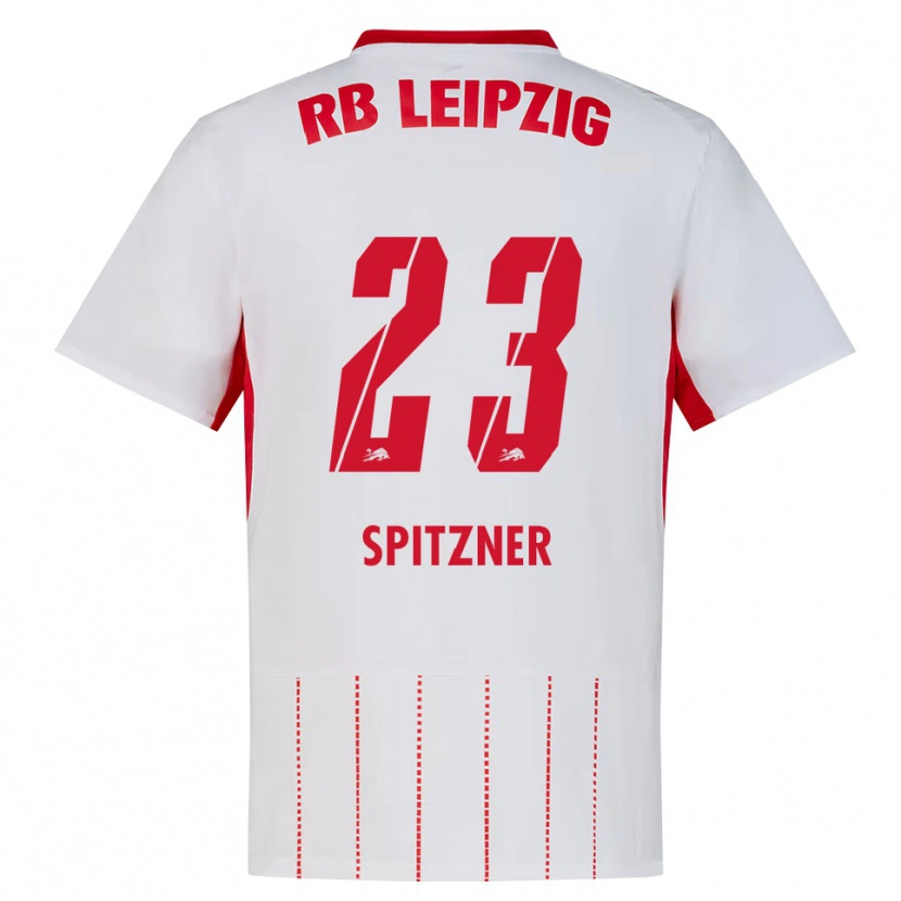 Danxen Dame Kyra Spitzner #23 Rød Hvit Gul Hjemmetrøye Drakt Trøye 2026/27 Skjorter T-Skjorte