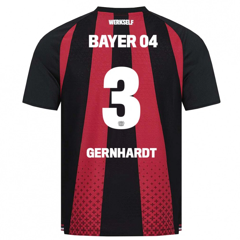 Danxen Dame Nils Gernhardt #3 Svart Hvit Rød Hjemmetrøye Drakt Trøye 2026/27 Skjorter T-Skjorte