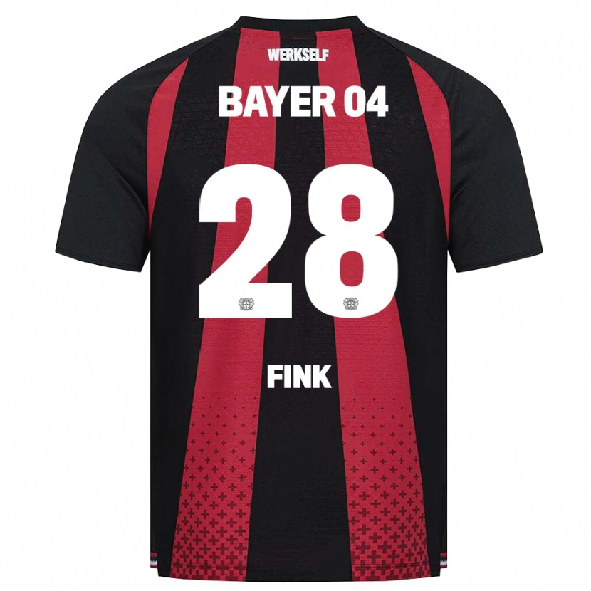 Danxen Dame Felix Fink #28 Svart Hvit Rød Hjemmetrøye Drakt Trøye 2026/27 Skjorter T-Skjorte