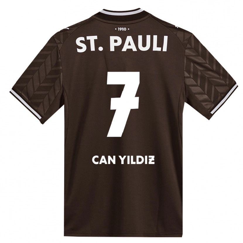 Danxen Dame Emre Can Yildiz #7 Kaffe Hvit Hjemmetrøye Drakt Trøye 2026/27 Skjorter T-Skjorte