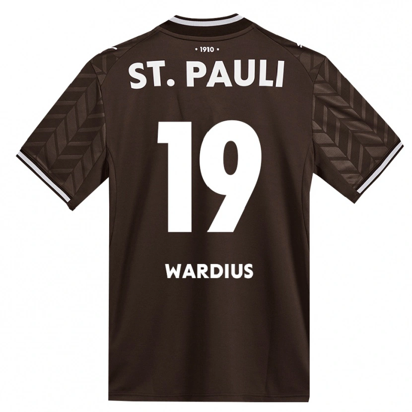Danxen Dame Jack Wardius #19 Kaffe Hvit Hjemmetrøye Drakt Trøye 2026/27 Skjorter T-Skjorte