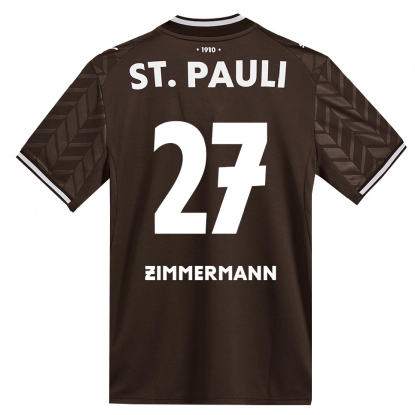 Danxen Dame Tara Zimmermann #27 Kaffe Hvit Hjemmetrøye Drakt Trøye 2026/27 Skjorter T-Skjorte