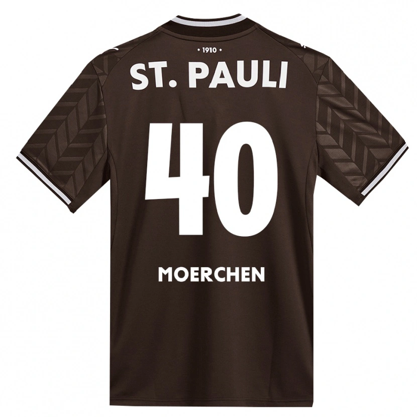 Danxen Dame Theo Moerchen #40 Kaffe Hvit Hjemmetrøye Drakt Trøye 2026/27 Skjorter T-Skjorte