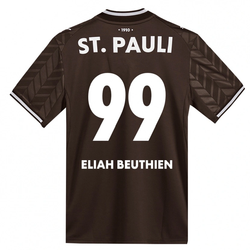 Danxen Dame Jaron Eliah Beuthien #99 Kaffe Hvit Hjemmetrøye Drakt Trøye 2026/27 Skjorter T-Skjorte