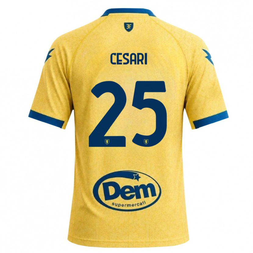Danxen Dame Nicolò Cesari #25 Khaki Svart Blå Hjemmetrøye Drakt Trøye 2026/27 Skjorter T-Skjorte