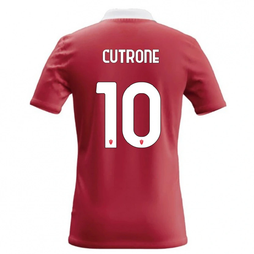 Danxen Dame Patrick Cutrone #10 Rød Hvit Hjemmetrøye Drakt Trøye 2026/27 Skjorter T-Skjorte