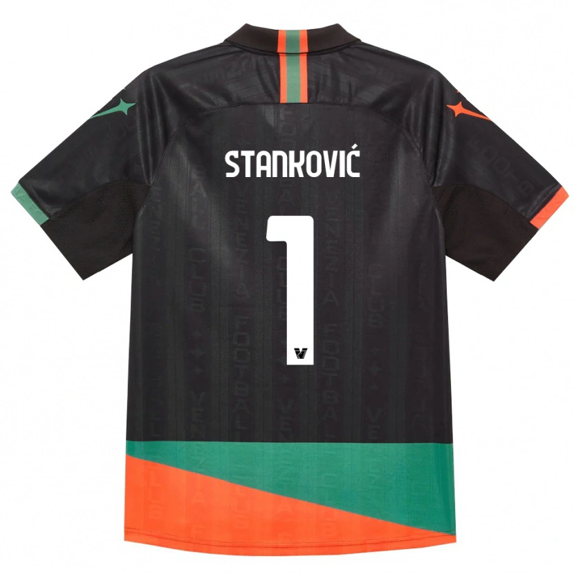 Danxen Dame Filip Stanković #1 Svart Oransje Grønn Hjemmetrøye Drakt Trøye 2026/27 Skjorter T-Skjorte