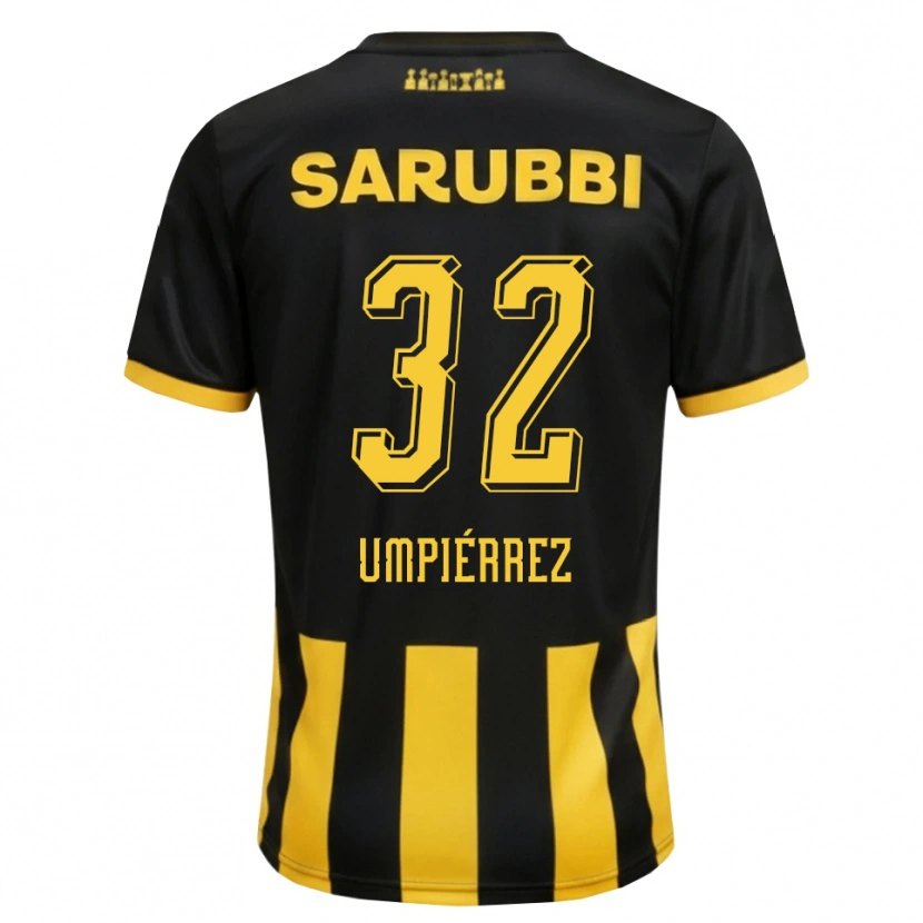 Danxen Dame Leandro Umpiérrez #32 Svart Gul Hjemmetrøye Drakt Trøye 2026/27 Skjorter T-Skjorte