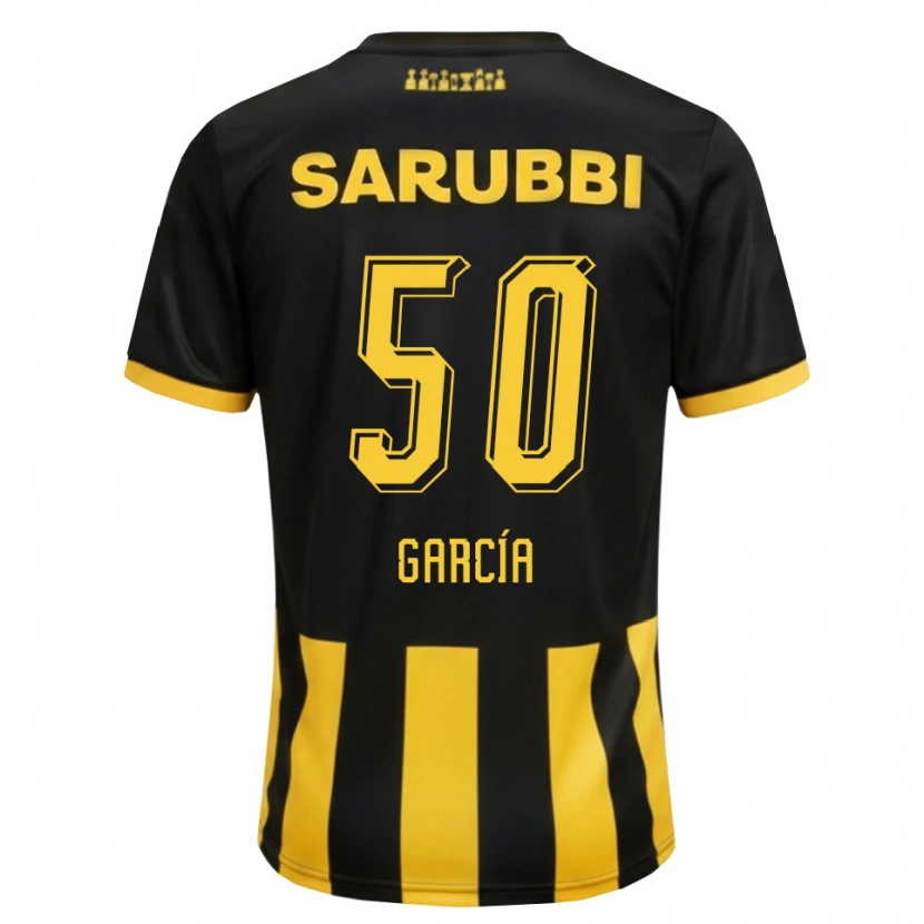 Danxen Dame Diego García #50 Svart Gul Hjemmetrøye Drakt Trøye 2026/27 Skjorter T-Skjorte