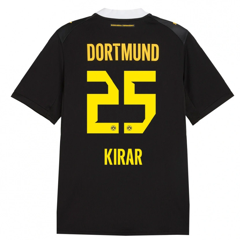 Danxen Dame Emre Kirar #25 Svart Rød Gul Bortetrøye Drakt Trøye 2026/27 Skjorter T-Skjorte