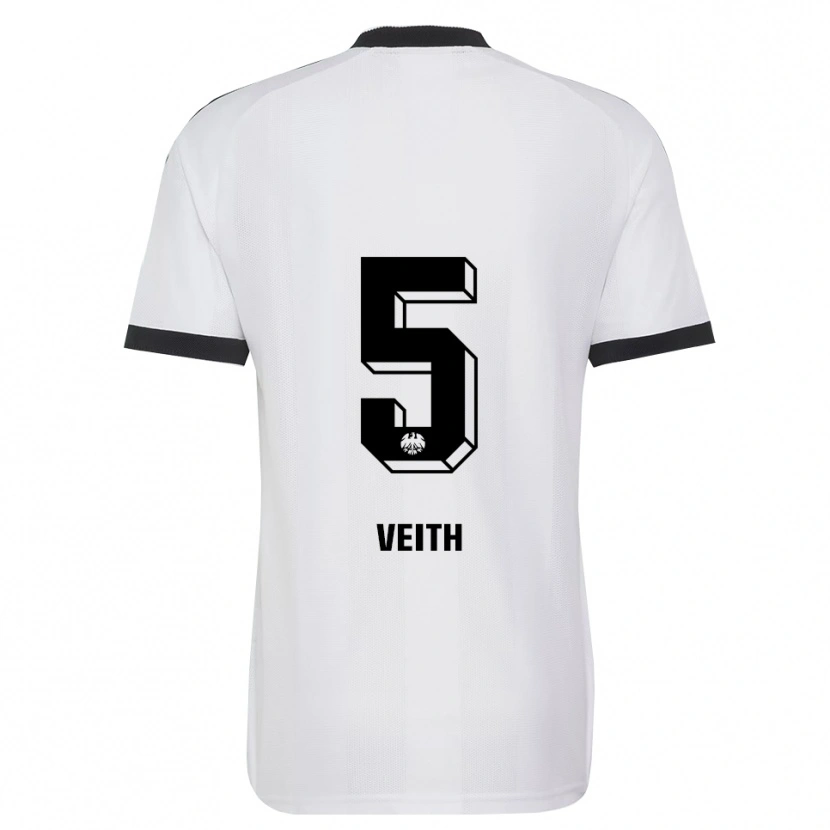 Danxen Dame Titus Veith #5 Svart Hvit Bortetrøye Drakt Trøye 2026/27 Skjorter T-Skjorte