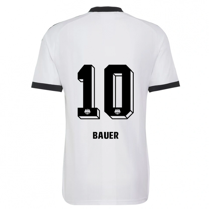 Danxen Dame Jonas Bauer #10 Svart Hvit Bortetrøye Drakt Trøye 2026/27 Skjorter T-Skjorte