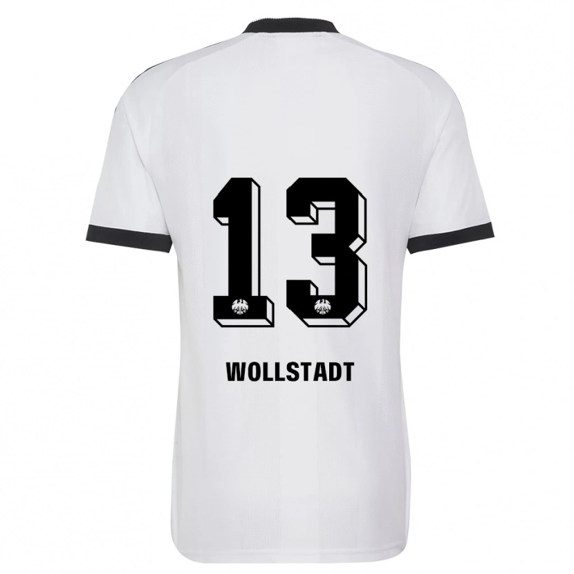 Danxen Dame Fabio Wollstadt #13 Svart Hvit Bortetrøye Drakt Trøye 2026/27 Skjorter T-Skjorte